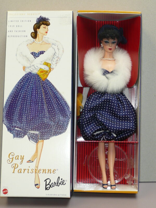 Barbie Reproductions Grant A Wish GAY PARISIENNE BARBIE DOLL MATTEL RED ...